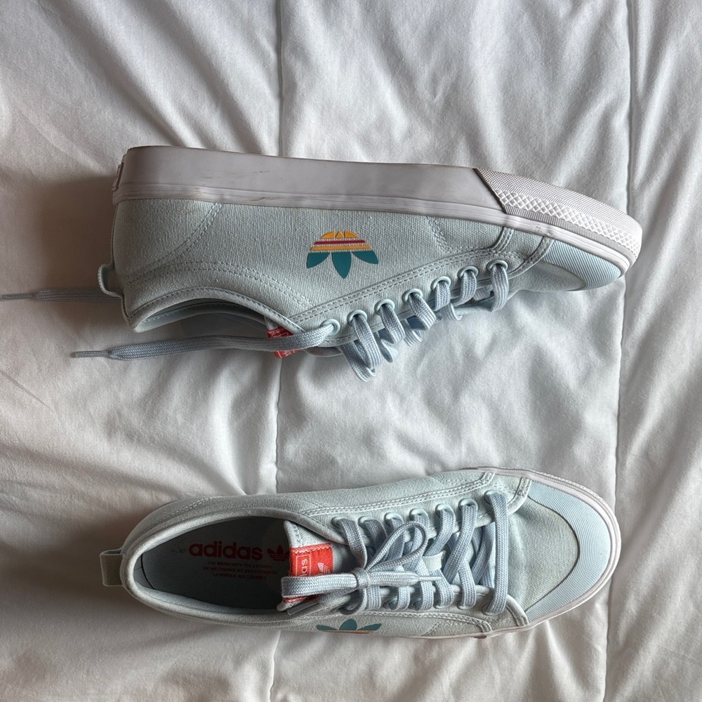 Adidas Sky Blue Nizza Sneakers